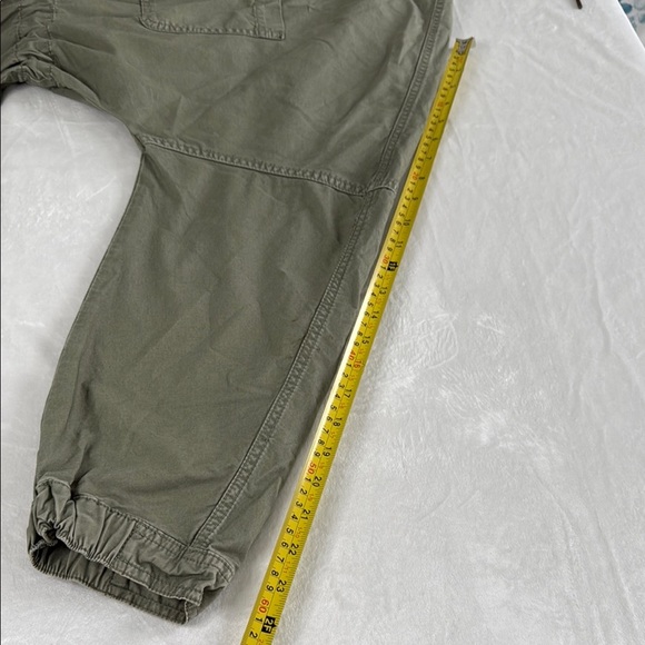 American Eagle Size M Outfitters Green Utility Jacket with Hood - Picture 7 of 10